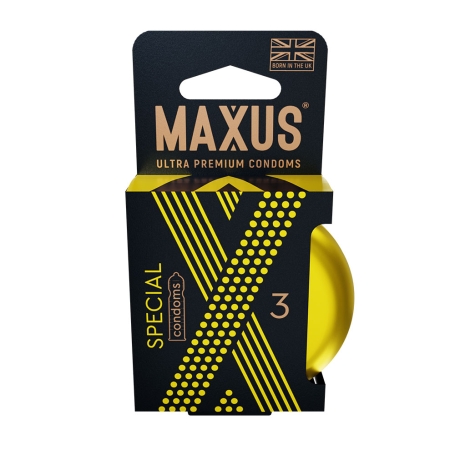 Точечно-ребристые презервативы MAXUS Special X-Edition