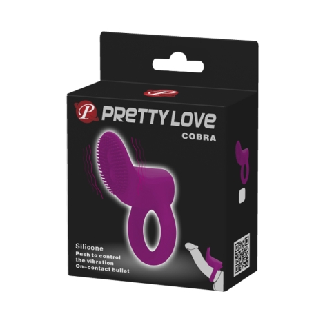 Виброкольцо Pretty Love Cobra