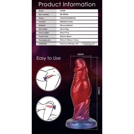 Надувной фаллос Shadow Behemoth